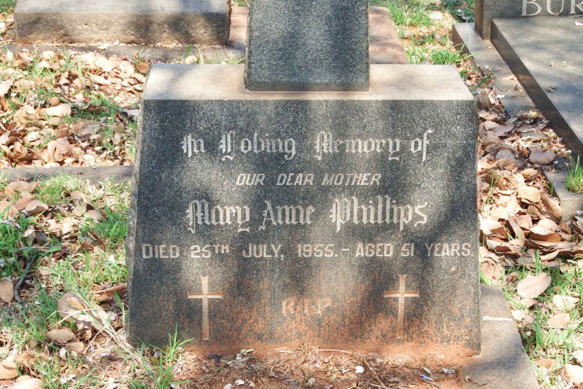 PHILLIPS Mary Anne  -1955