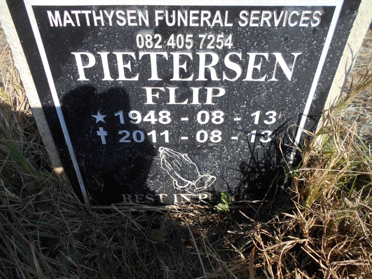 PIETERSEN Flip 1948-2011