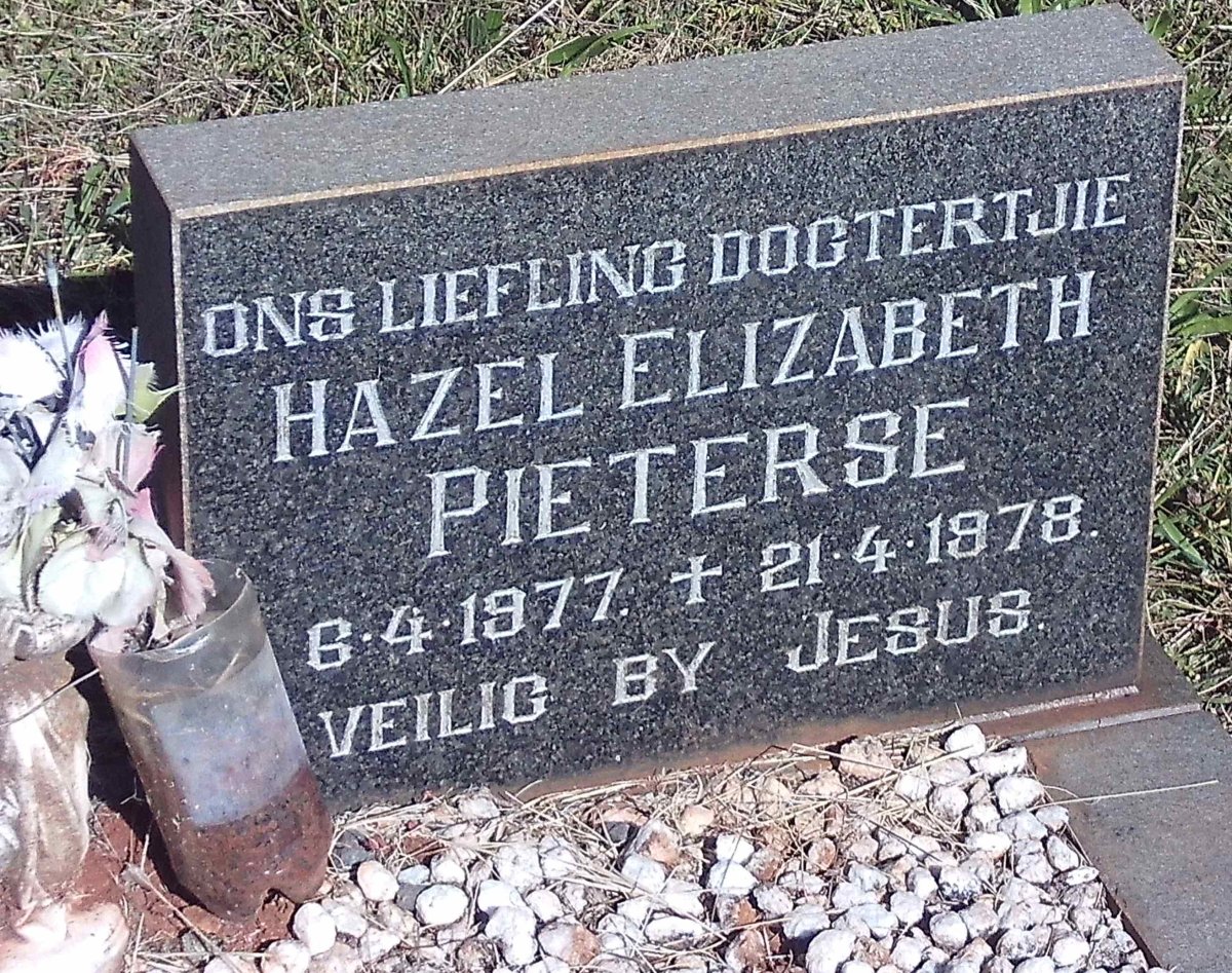 PIETERSE Hazel Elizabeth 1977-1978