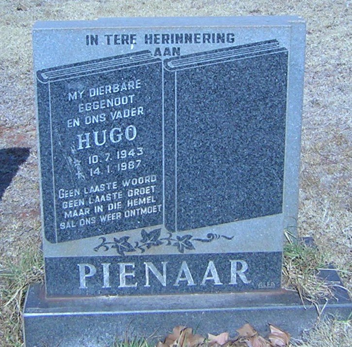 PIENAAR Hugo 1943-1987