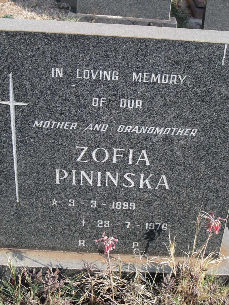 PININSKA Zofia 1899-1976