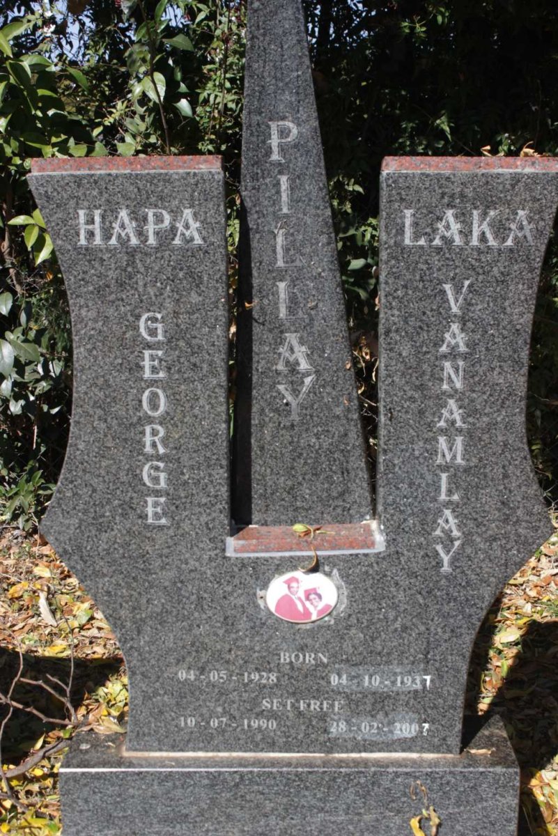 PILLAY George 1928-1990 &amp; Vanamlay 1937-2007