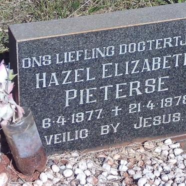 PIETERSE Hazel Elizabeth 1977-1978