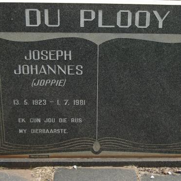 PLOOY Joseph Johannes, du 1923-1981