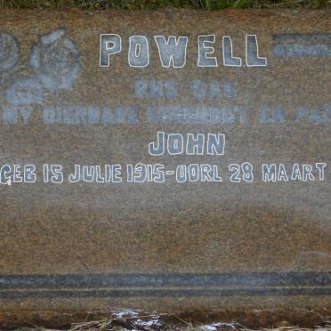 POWELL John 1915-1956