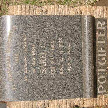 POTGIETER Sarel G. 1908-1955