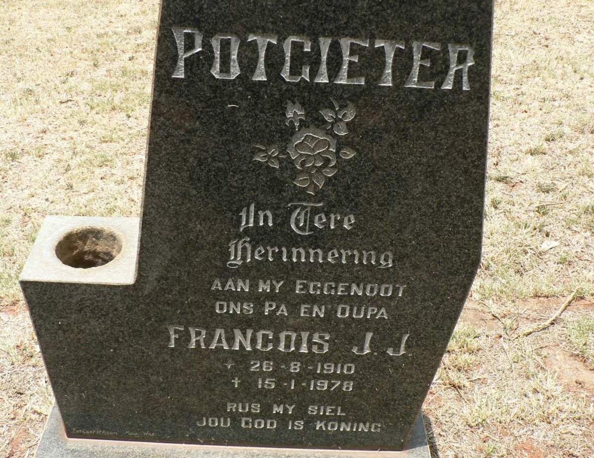 POTGIETER Francois J.J. 1910-1978