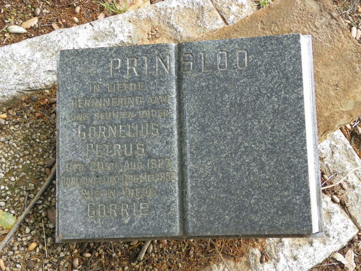 PRINSLOO Cornelius Petrus 1927-1952