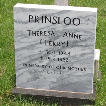 PRINSLOO Theresa Anne 1948-1982