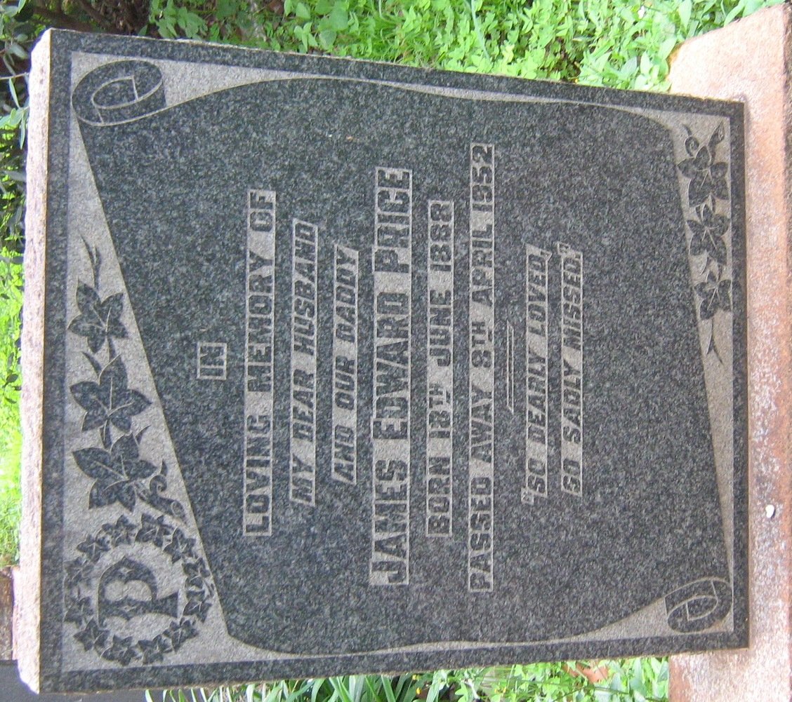 PRICE James Edward 1888-1952