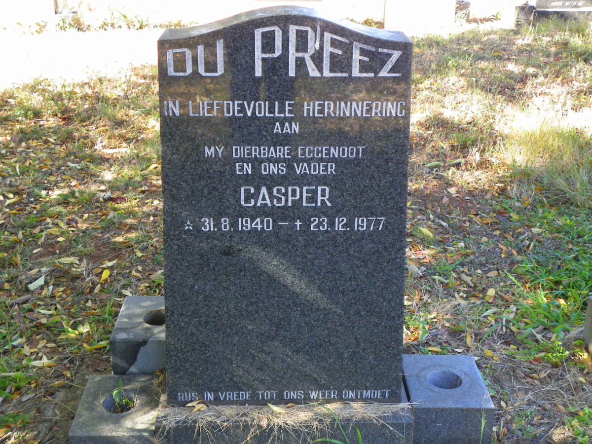 PREEZ Casper, du 1940-1977
