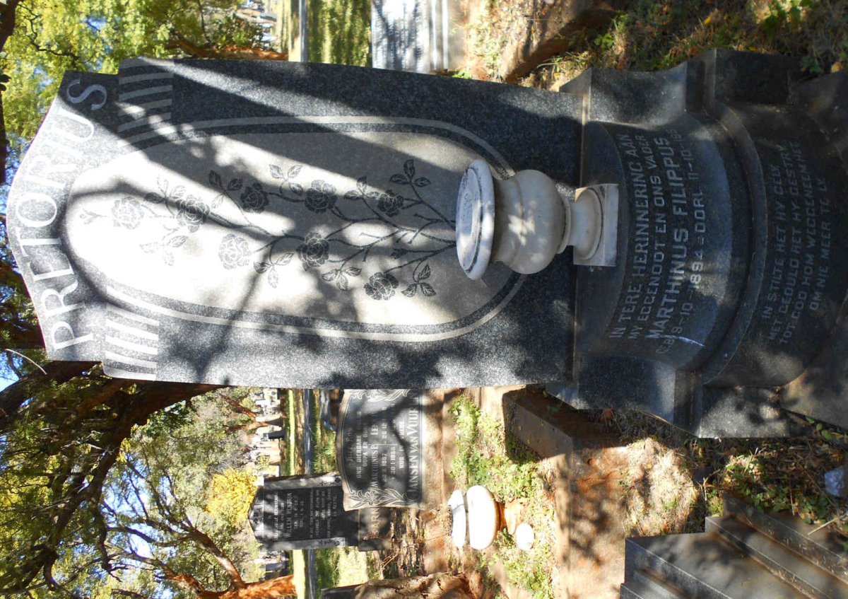 PRETORIUS Marthinus Filippus 1894-195?