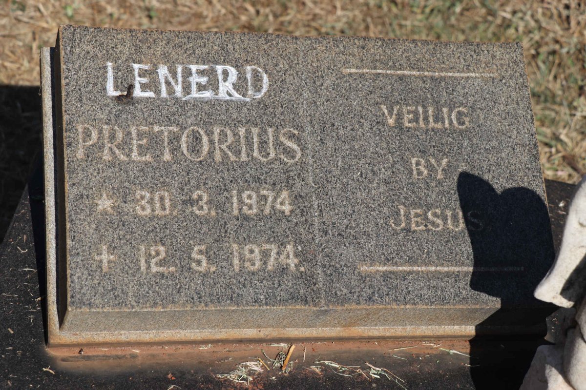PRETORIUS Lenerd 1974-1974