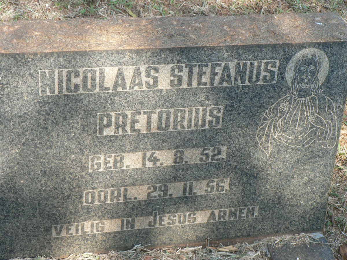 PRETORIUS Nicolaas Stefanus 1952-1956