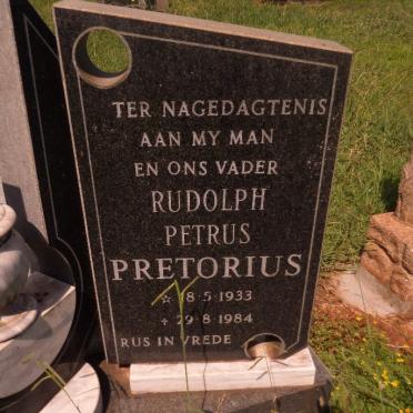 PRETORIUS Rudolph Petrus 1933-1984