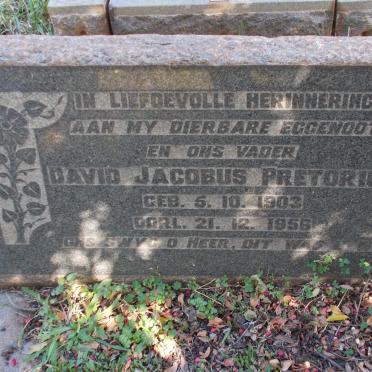 PRETORIUS David Jacobus 1903-1956