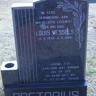 PRETORIUS Louis Wessels 1932-1986