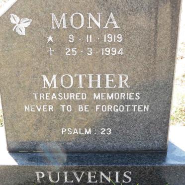 PULVENIS Mona 1919-1994