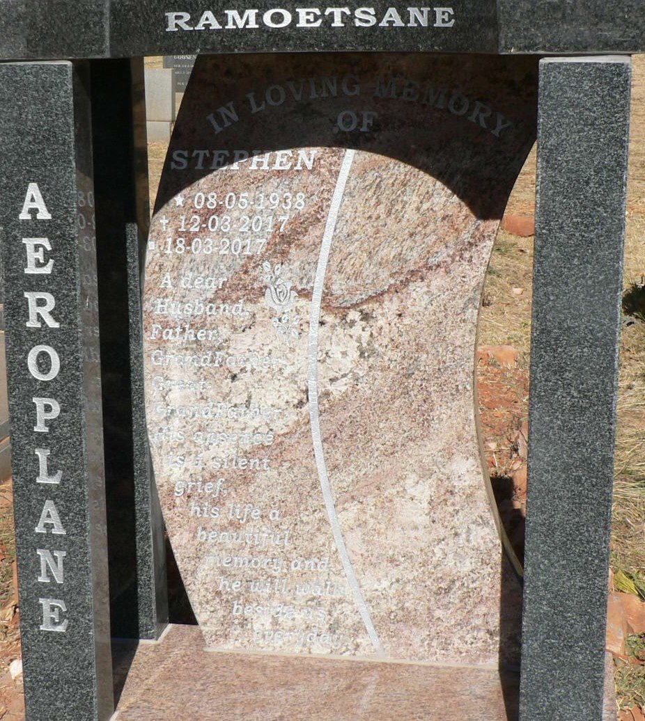 RAMOETSANE Stephen 1938-2017