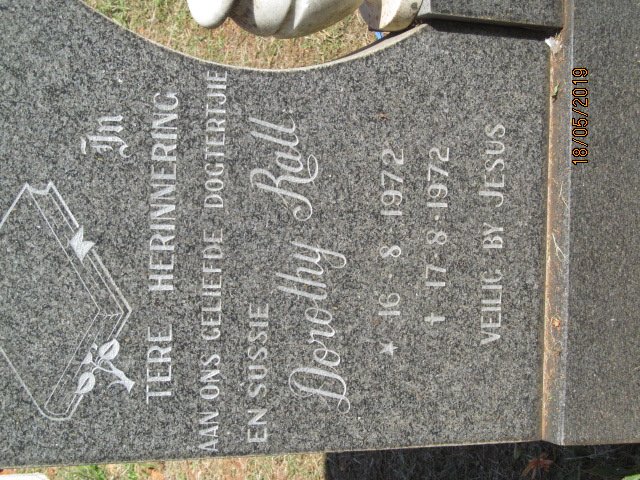 RALL Dorothy 1972-1972