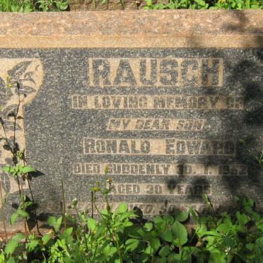 RAUSCH Ronald Edward -1952