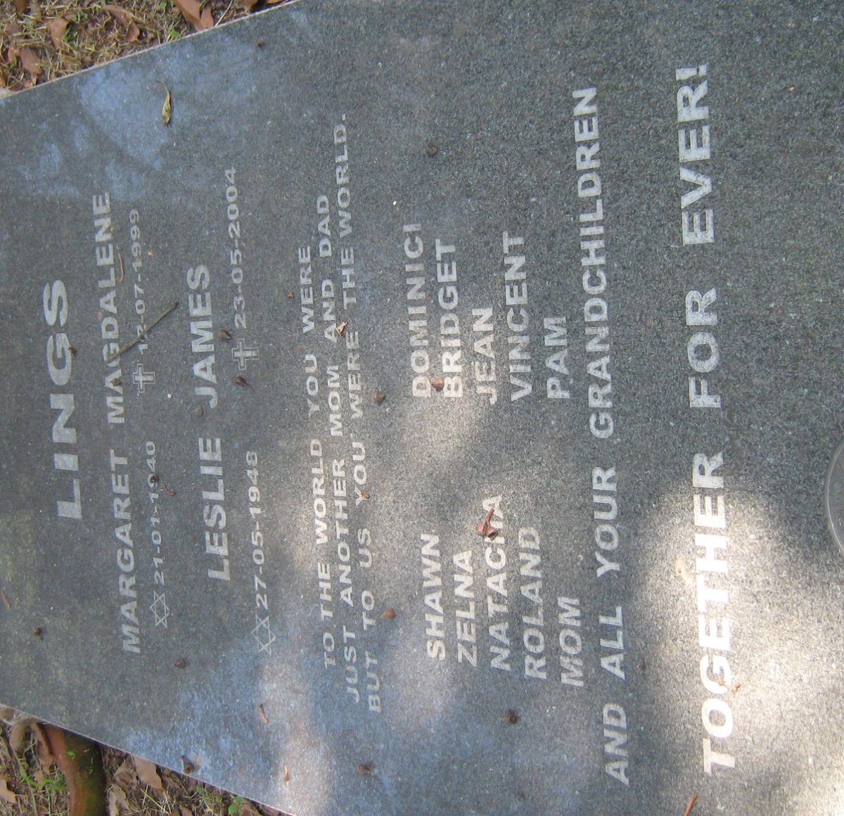 RANDLES Willem Hendrik 1892-1974 &amp; Aletta 1901-1953