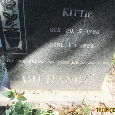 RANDT Kittie, du 1890-1966