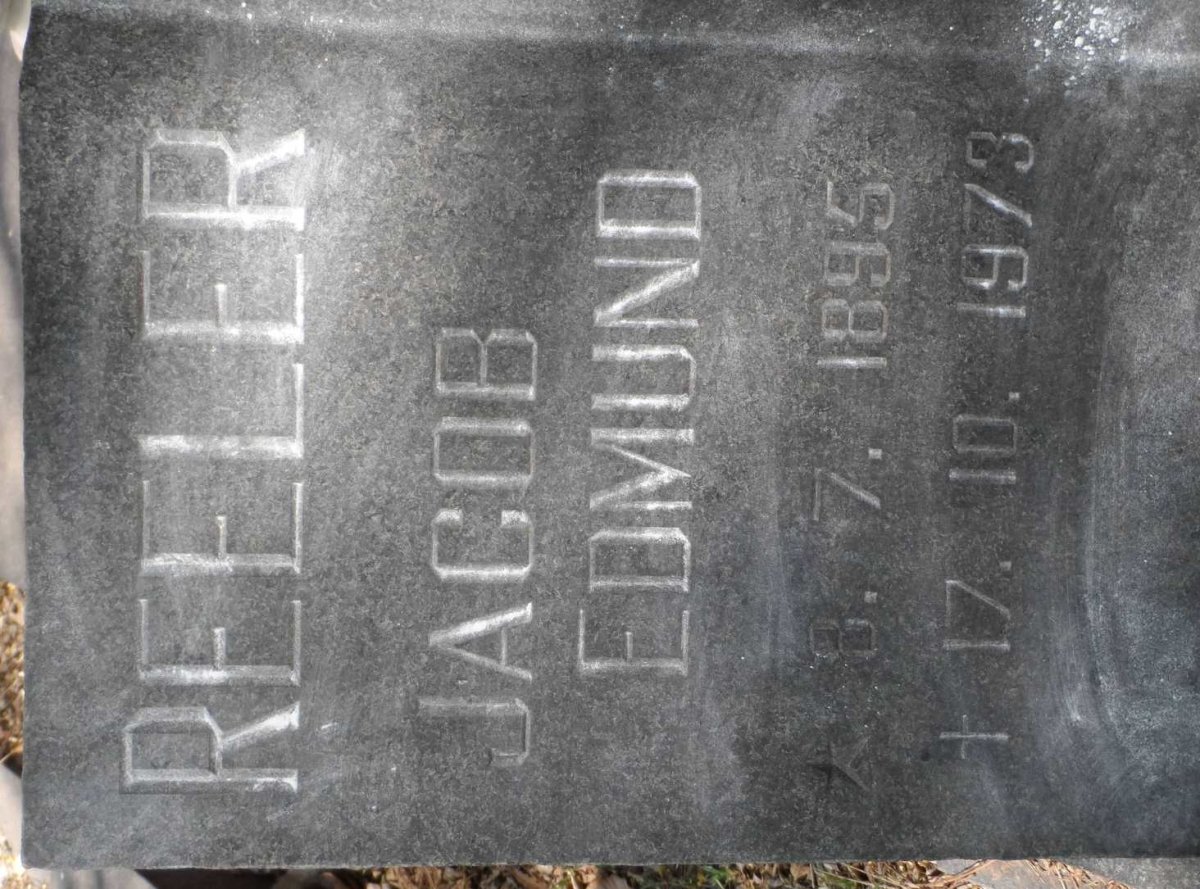 REELER Jacob Edmund 1895-1973
