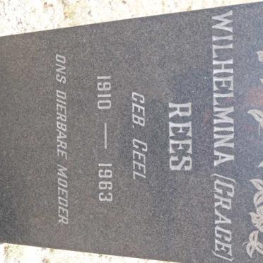 REES Wilhelmina nee GEEL 1910-1963
