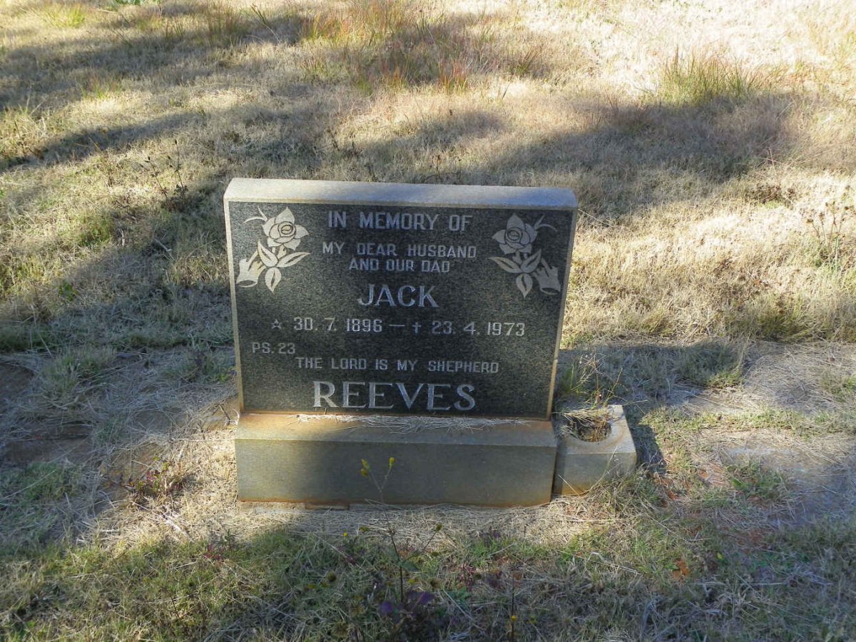 REEVES Jack 1896-1973