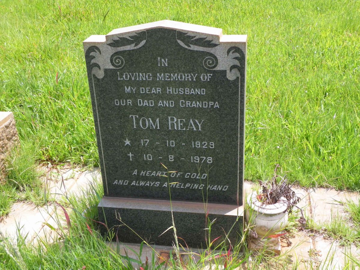 REAY Tom 1929-1978
