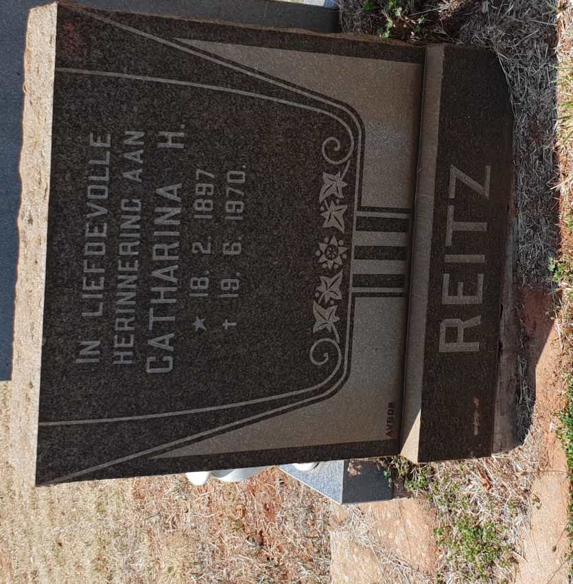 REITZ Catharina H. 1897-1970
