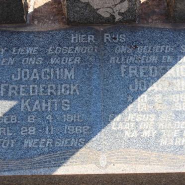 RHEEDERS Joachim Frederick Kahts 1911-1962 :: RHEEDERS Joachim Frederick 19?7-1987