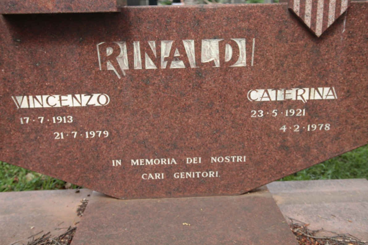 RINALDI Vincenzo 1913-1979 &amp; Caterina 1921-1978