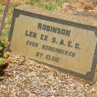 ROBINSON Len