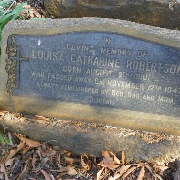 ROBERTSON Louisa Catharine 1910-1947