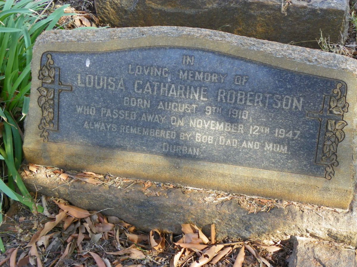 ROBERTSON Louisa Catharine 1910-1947