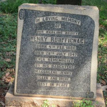 ROUFFIGNAC Henry 1880-1947