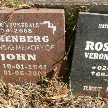 ROSENBERG John 1941-2007 :: ROSENBERG Veronique Lee Ann 1983-2009
