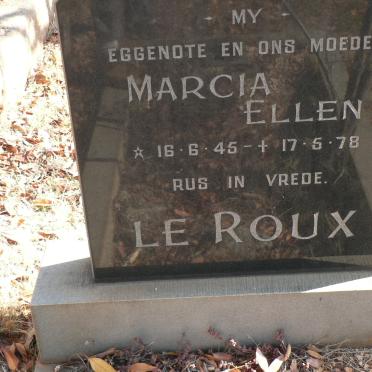 ROUX Marcia Ellen, le 1945-1978