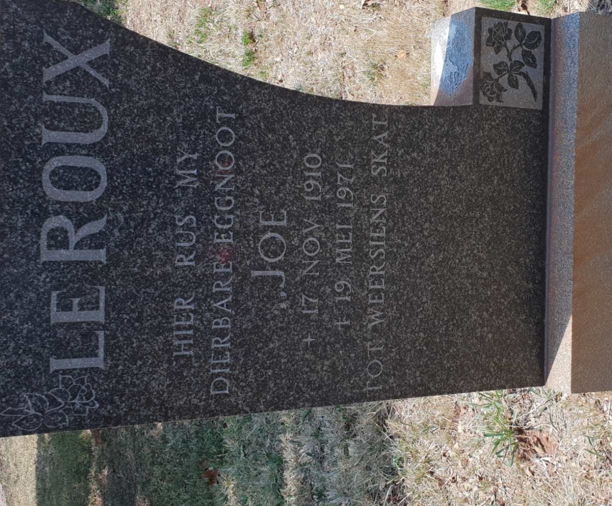 ROUX Joe, le 1910-1971