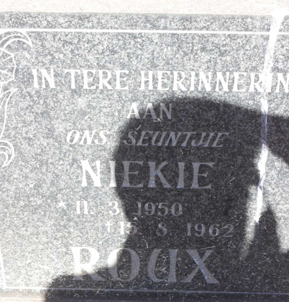 ROUX Niekie 1950-1962