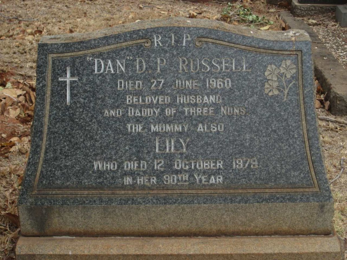 RUSSELL D.P. -1960 &amp; Lily -1979