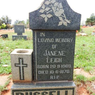 RUSSELL Janene Leigh 1969-1970