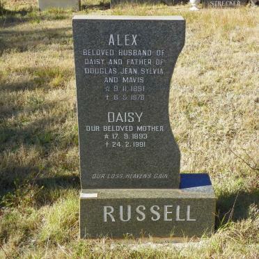 RUSSELL Alex 1891-1978 &amp; Daisy 1893-1991