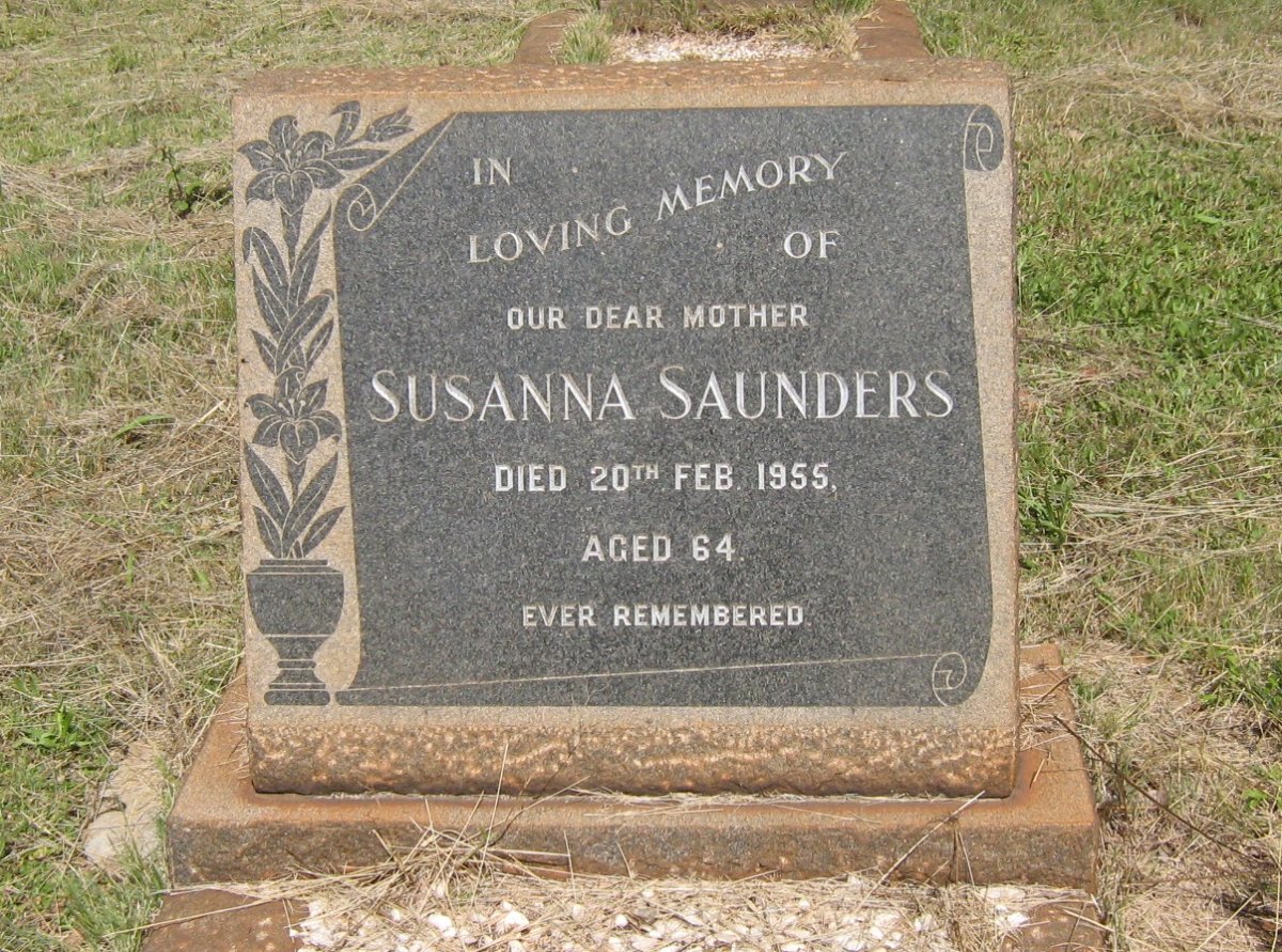 SAUNDERS Susanna -1955