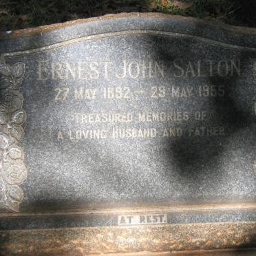 SALTON Ernest John 1892-1955