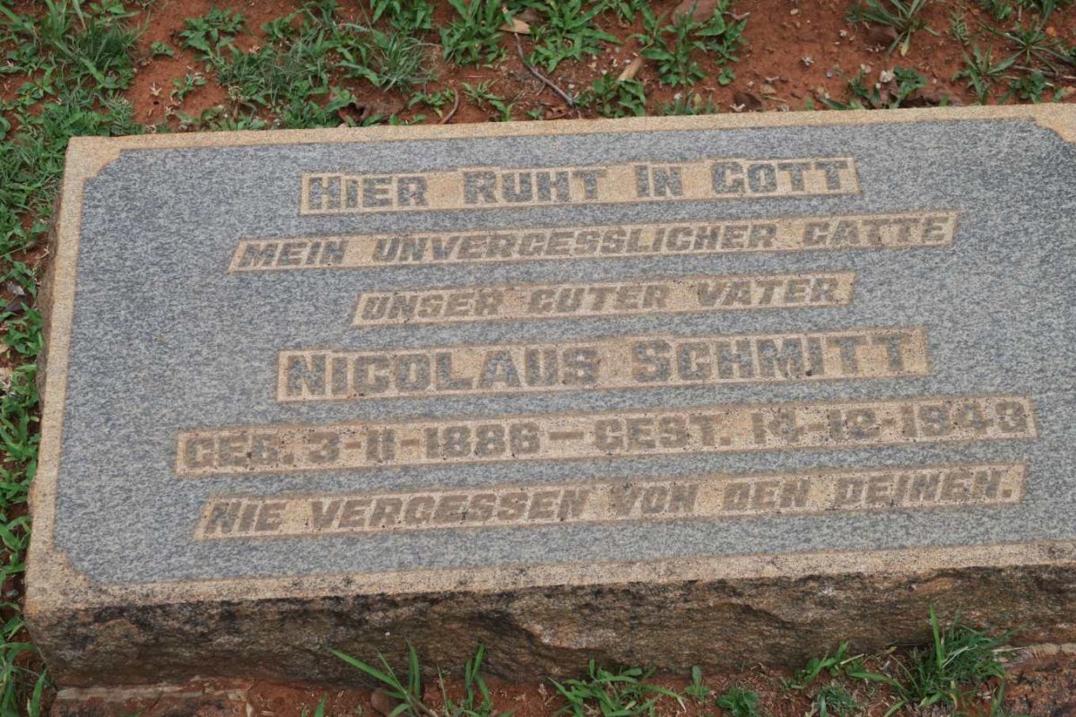SCHMITT Nicolaus 1886-1943