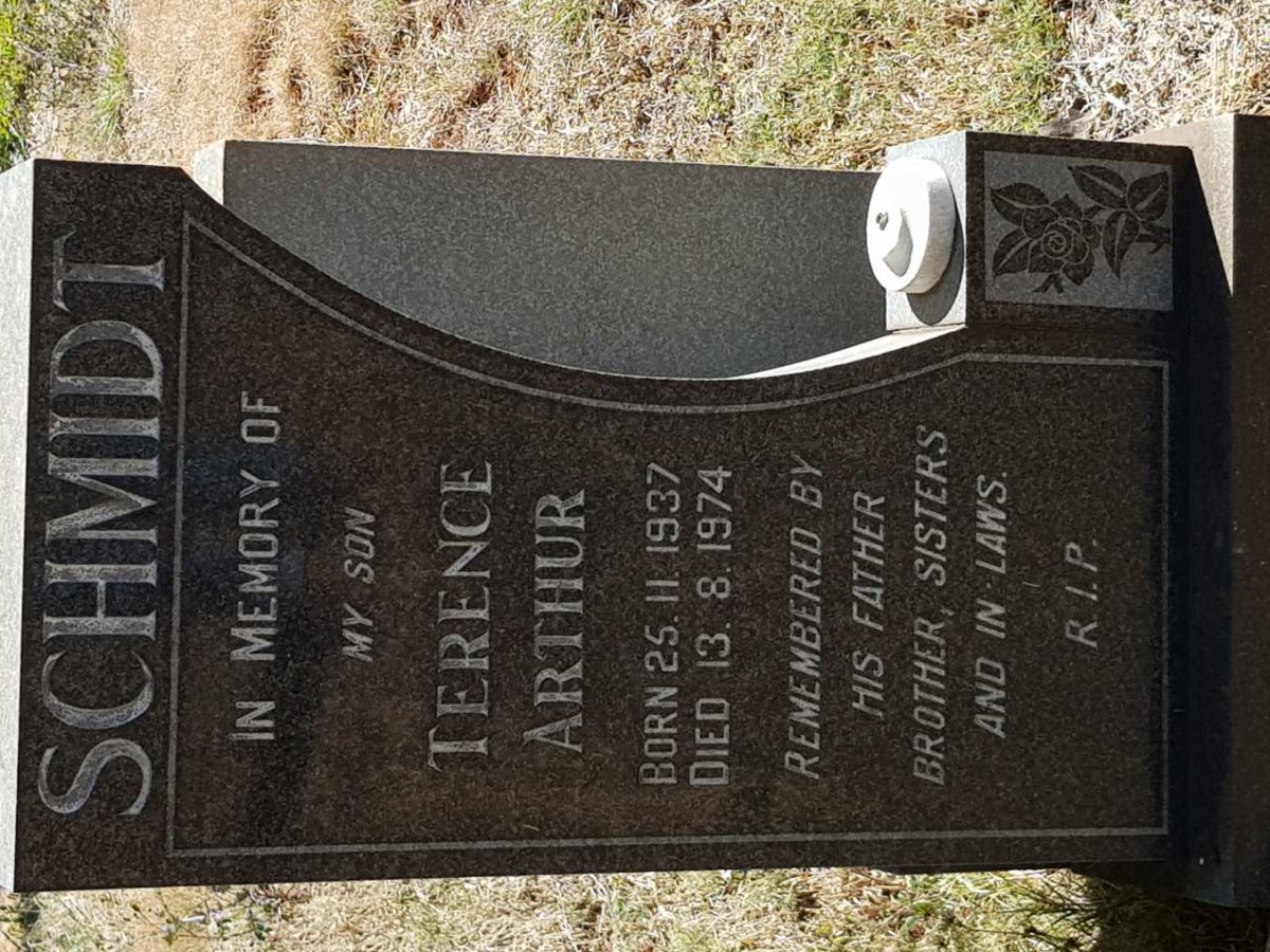 SCHMIDT Terence Arthur 1937-1974