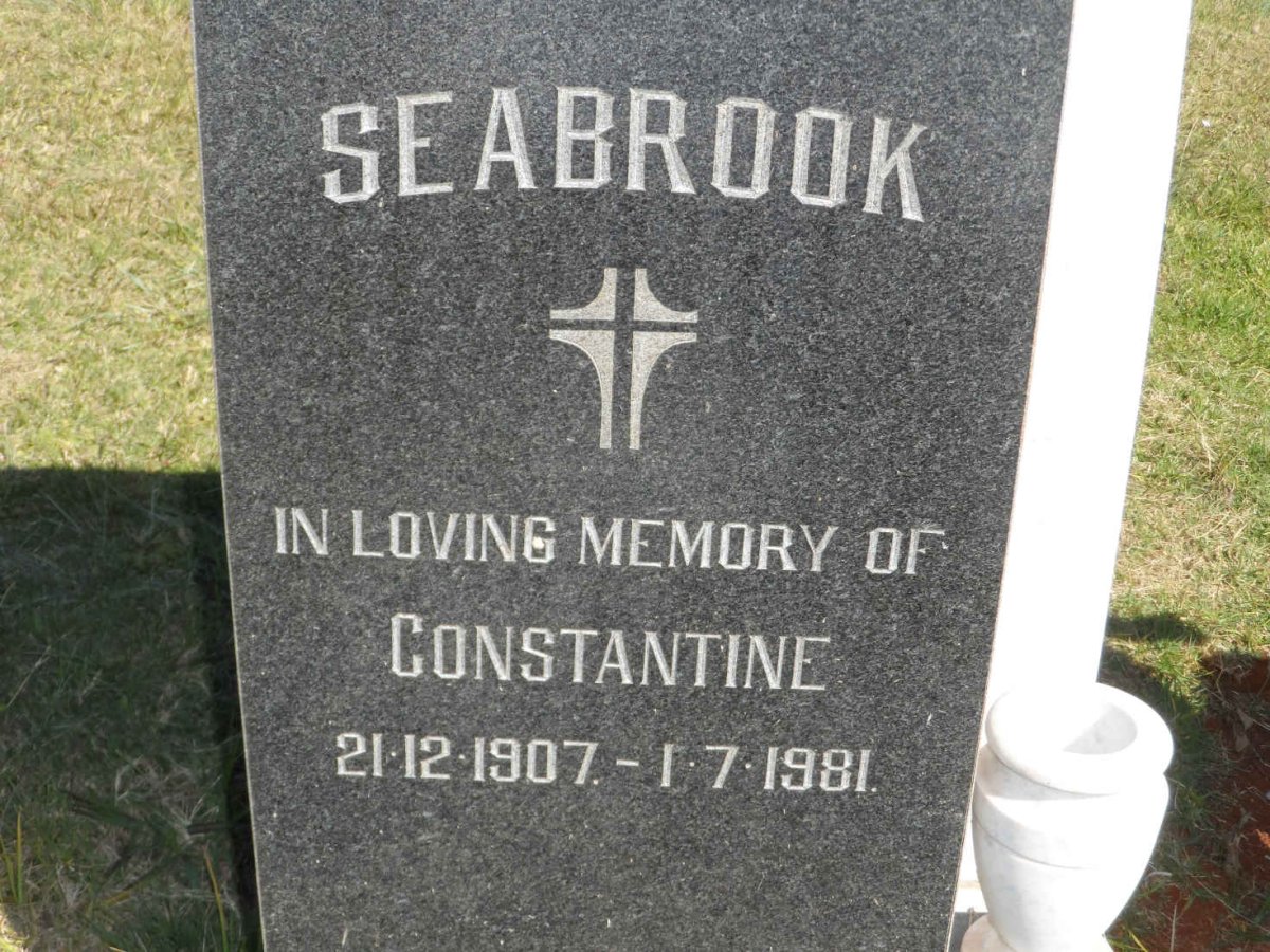 SEABROOK Constantine 1907-1981